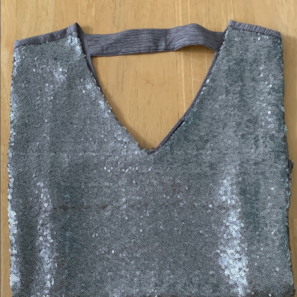 Stella and Dot Sequin V-Neck Top